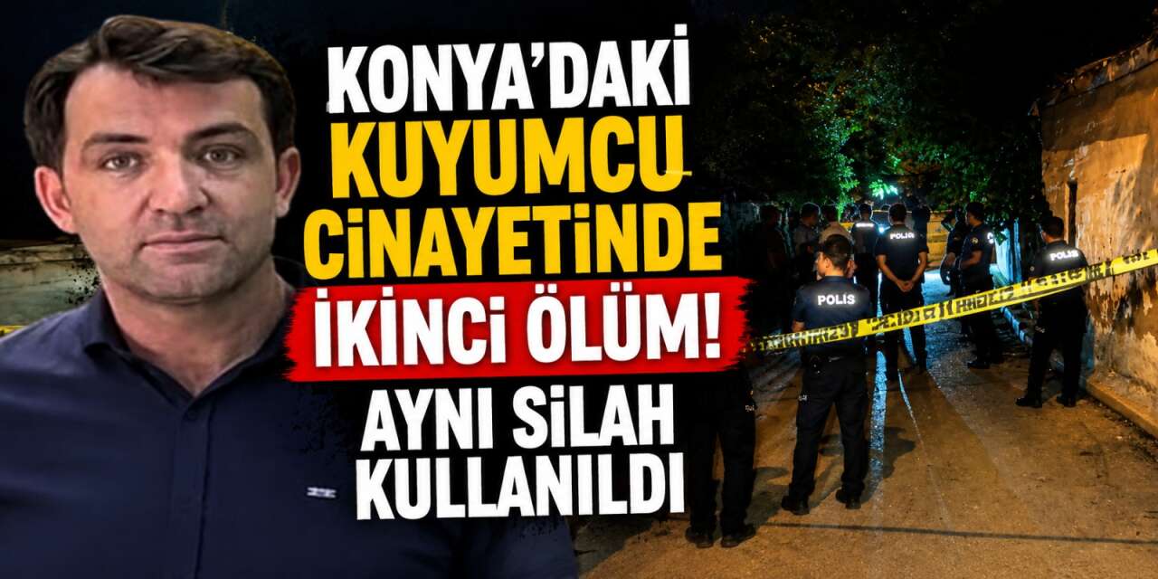 Konya’da kuyumcunun katili polisleri görünce kendini vurdu