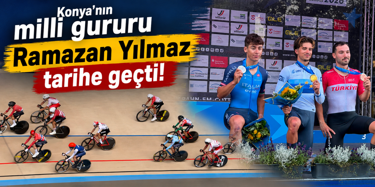 Konyalı bisikletçi Ramazan Yılmaz Avrupa’yı salladı! Tarihi bir başarıya imza attı