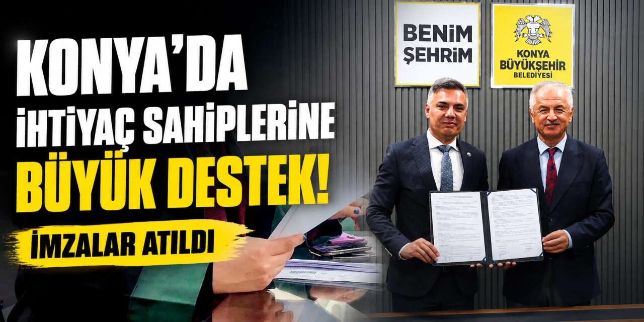 Konya'da ihtiyaç sahiplerine çifte destek! Hukuki ve sosyal yardım için adım atıldı