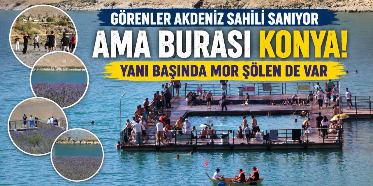 Konya’da aynı noktadaki 2 ayrı güzellik yaz şöleni sunuyor