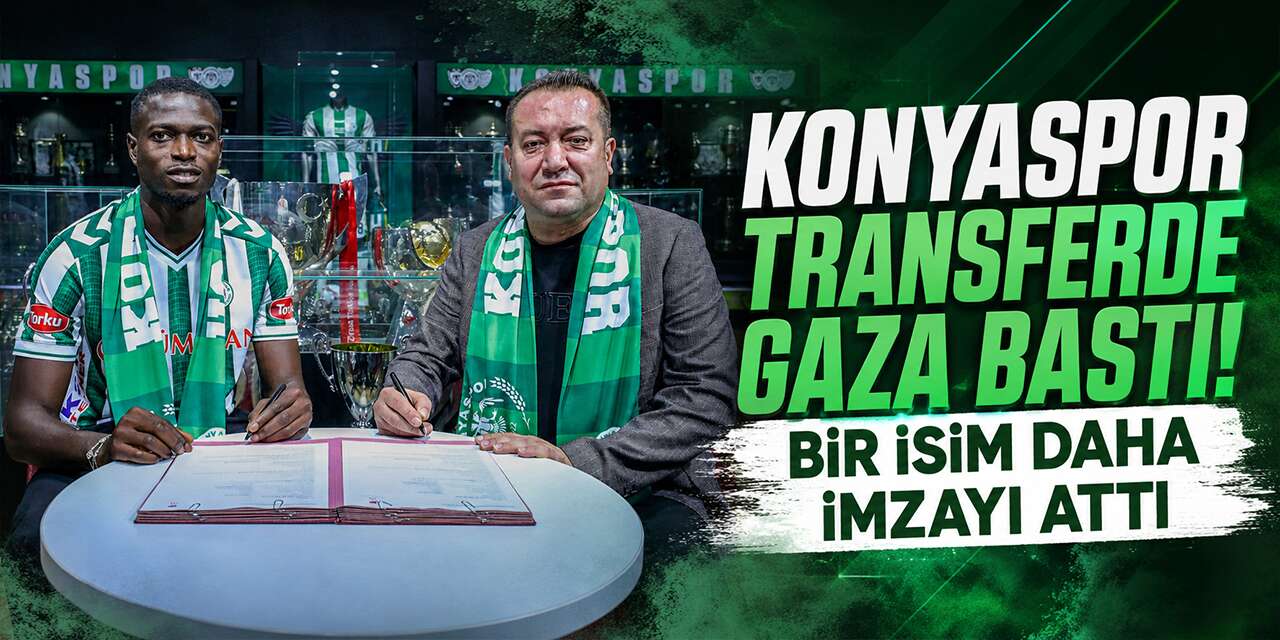 Konyaspor transferde gaza bastı! Bir isim daha imzayı attı