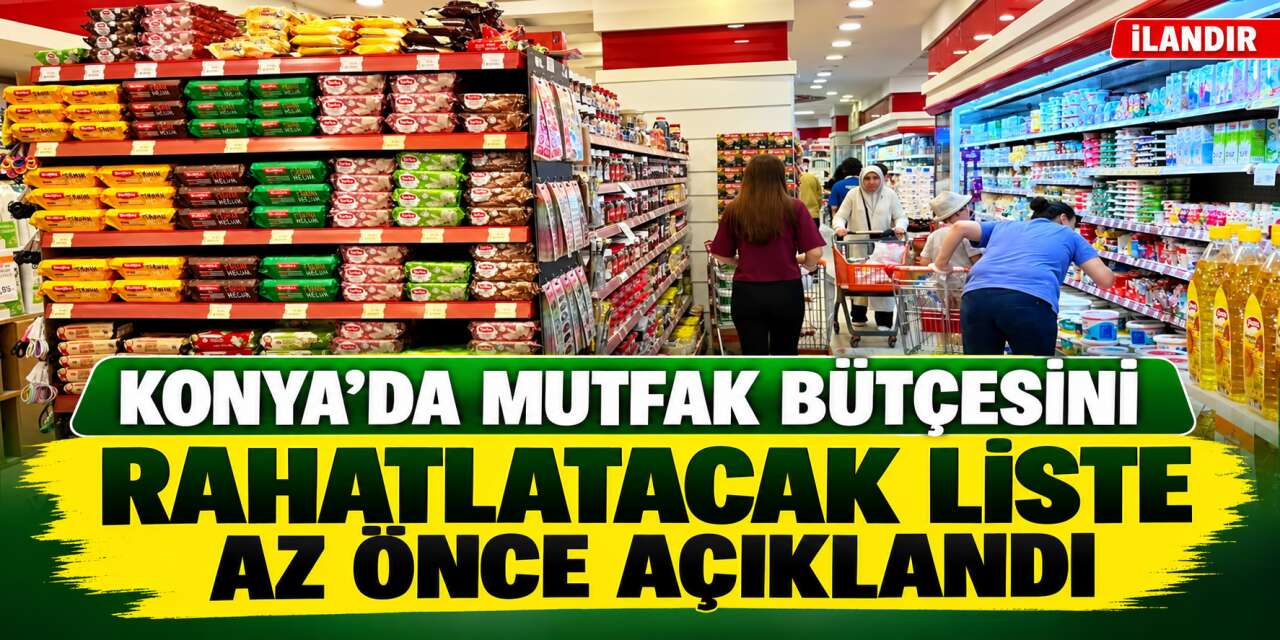 Konya'nın zincir marketi cüzdan dostu günleri başlattı