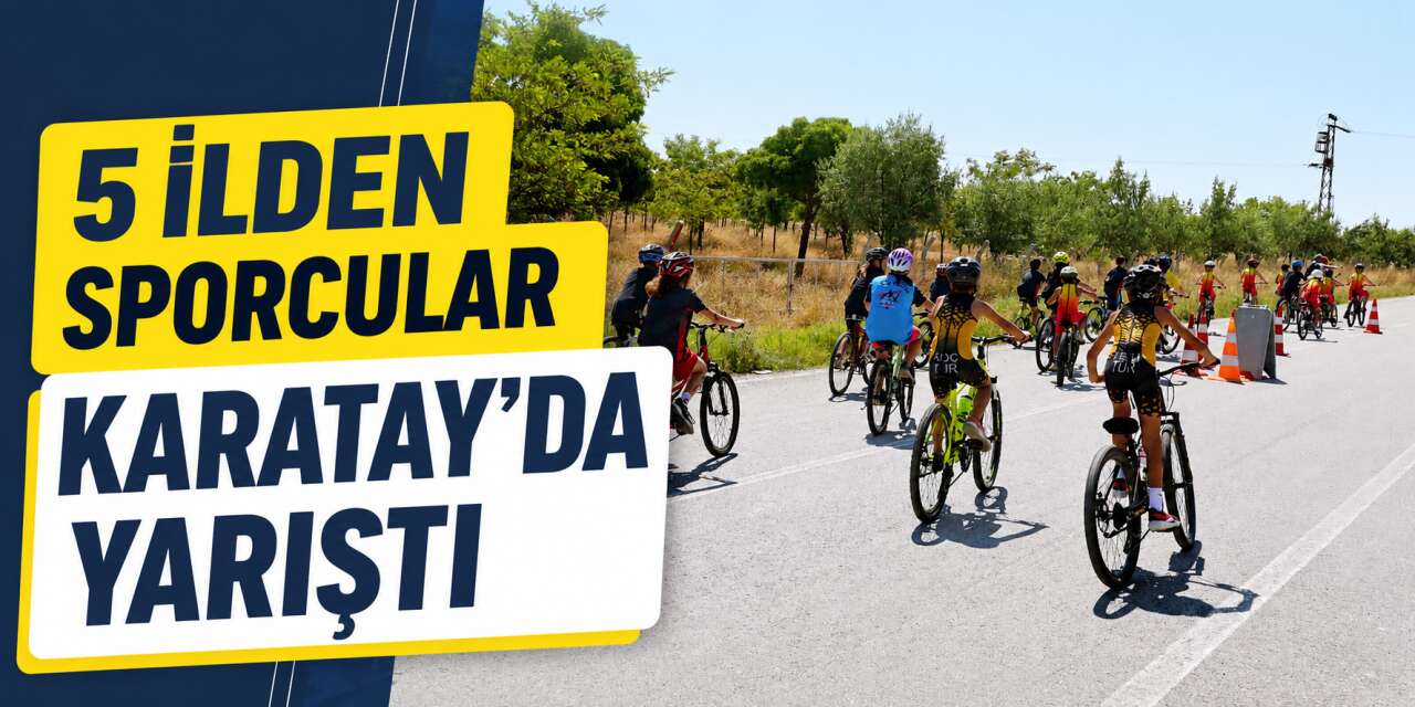 Konya'da duatlon heyecanı! Sporcular Karatay'da kıyasıya yarıştı