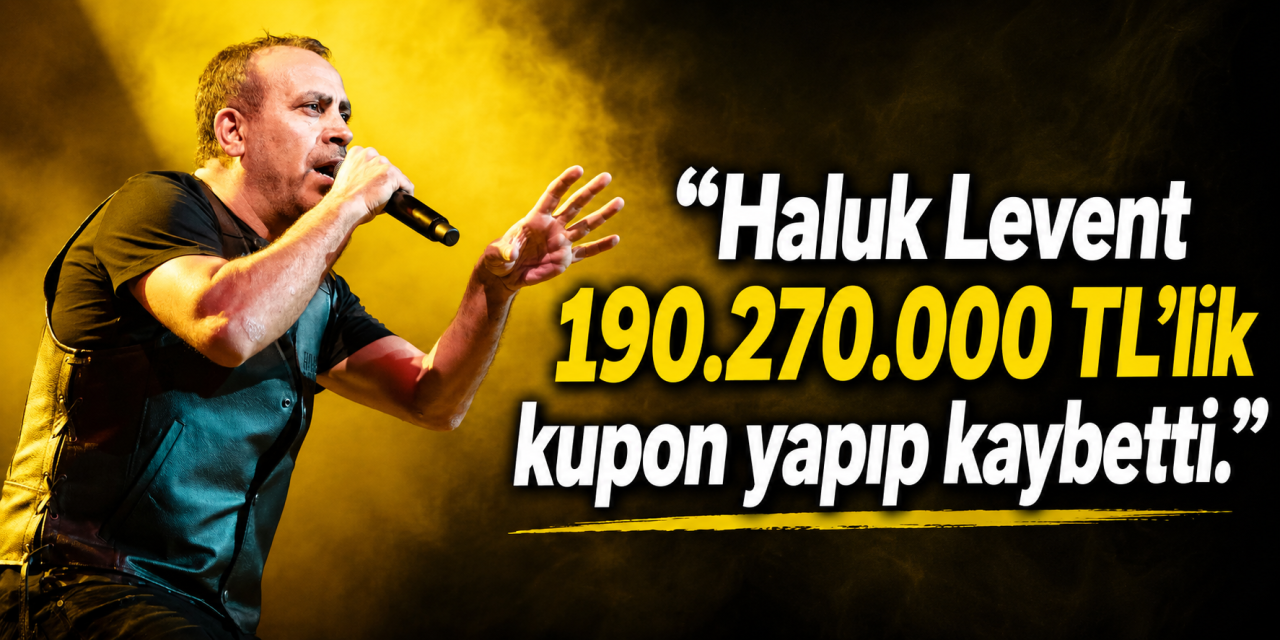 Ahbap soruşturmasında bir itirafçıdan Haluk Levent için 190 milyon liralık bahis iddiası