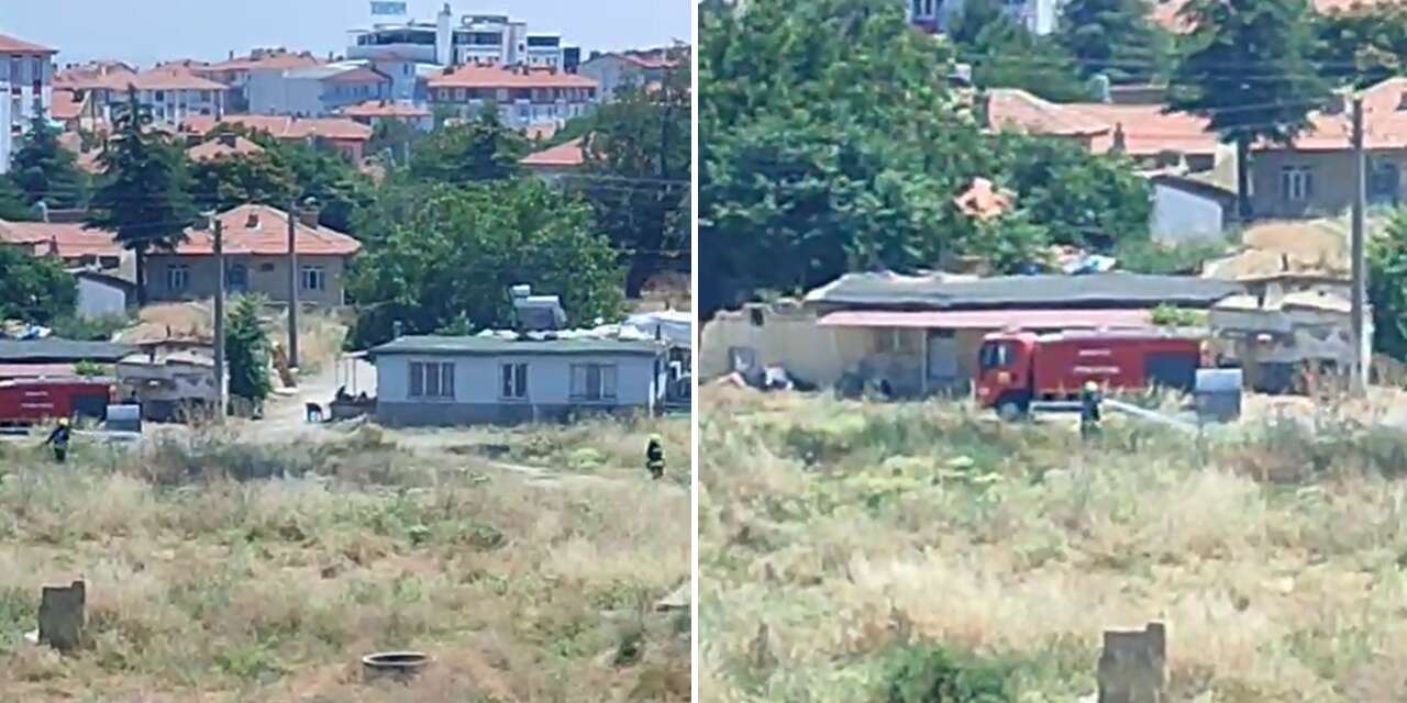 Konya’da yangın paniği! Alevlerin evlere ulaşmaması için zamanla yarışıldı