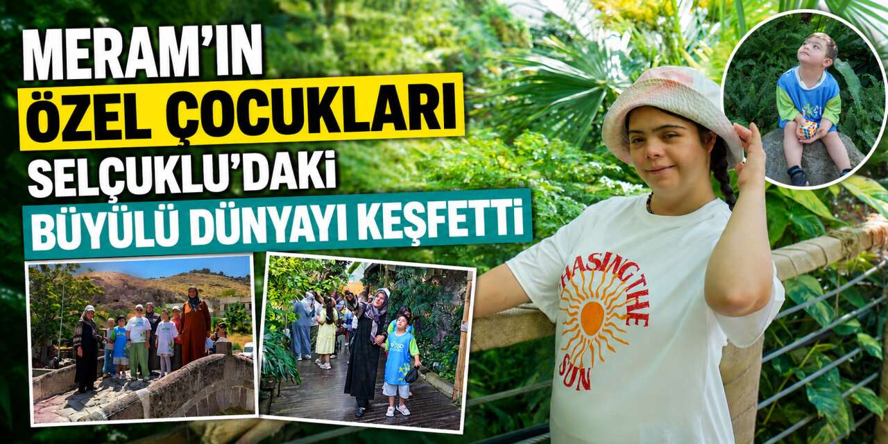 DOSD Meram'ın özel çocukları Selçuklu’daki iki gözde mekanda eğlendi