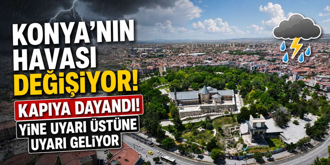 Sıcaktan bunalan Konyalılar dikkat! Tarih verildi, uyarı yapıldı