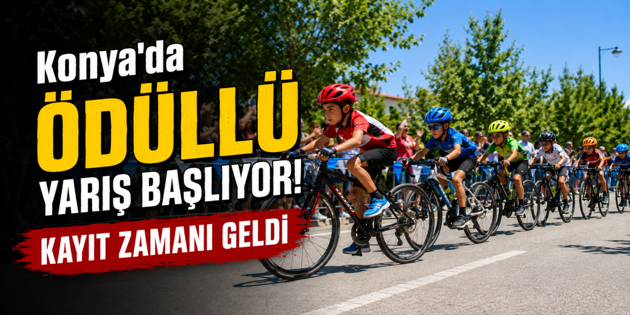 Konya’da ödüllü düz bisiklet yarışı için kayıtlar başladı
