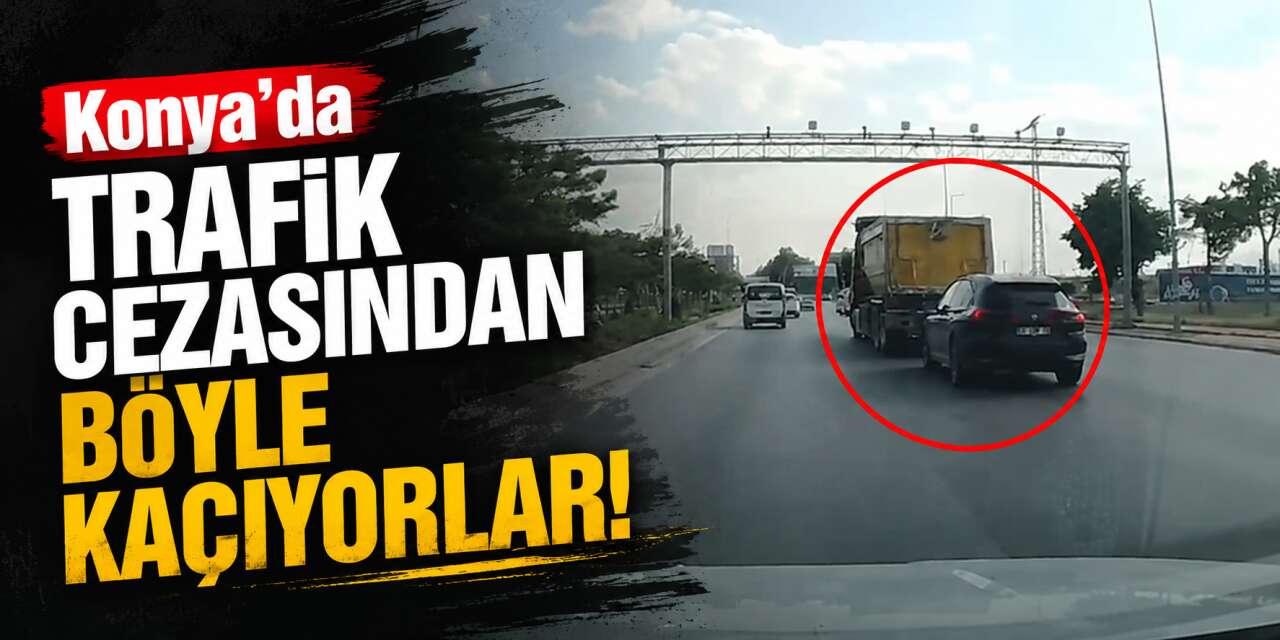 Konya’da EDS cezasından kaçış için yine aynı taktik devrede
