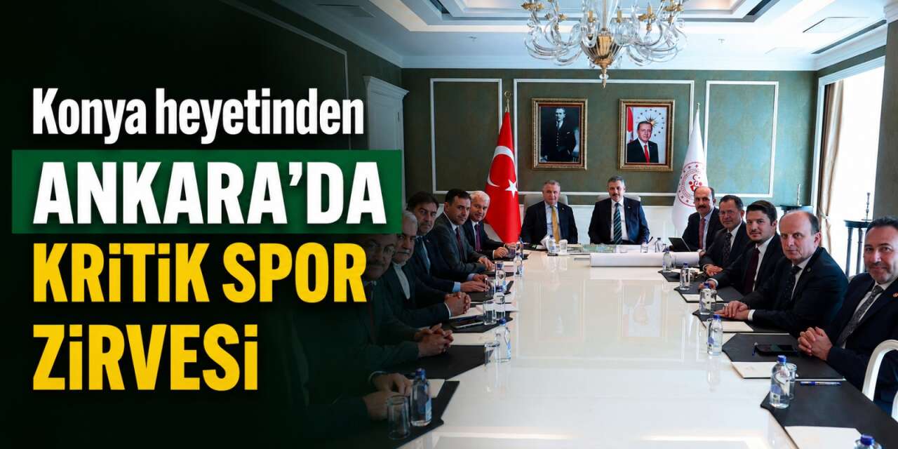 Konya’ya yeni spor yatırımları yatırımları geliyor