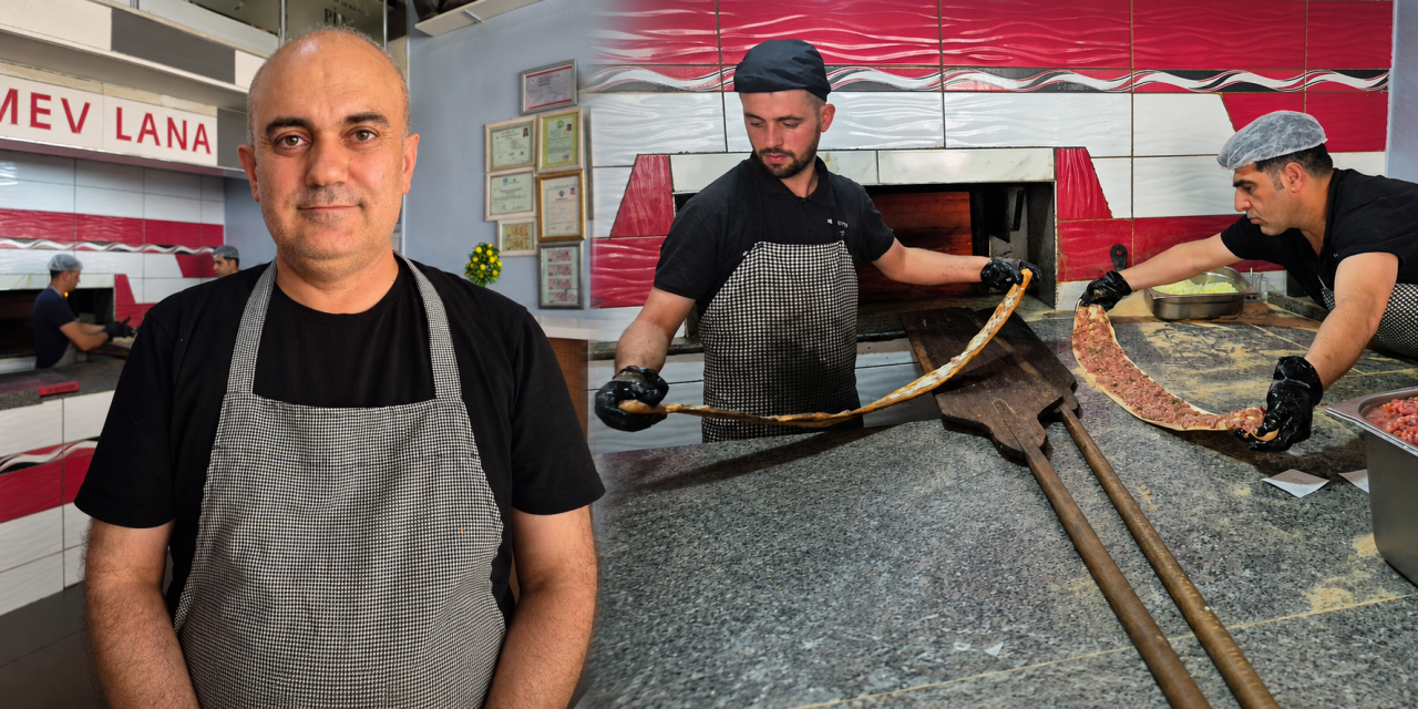 Yaz sıcağı dinlemiyor! 300 derecelik fırında Konya’nın tescilli lezzetini pişiriyor
