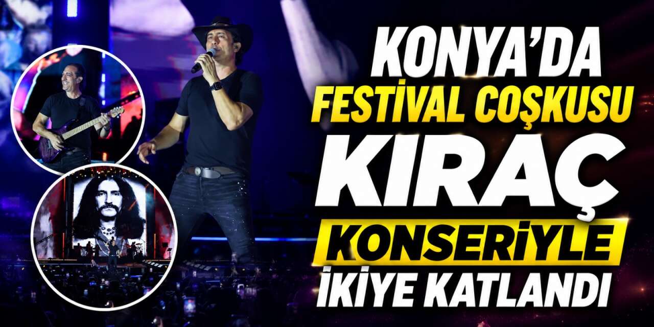 Konya’da Anadolu rock rüzgarı! Kıraç hayranlarıyla bir araya geldi