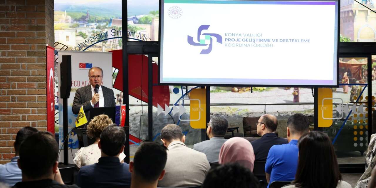 Konya'da fon avı başladı! Proje eğitimleri start aldı