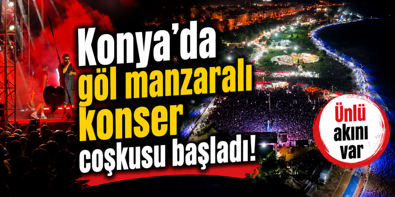 Beyşehir Göl Festivali'ne Eypio damgası! Binlerce kişi ilk gecede buluştu