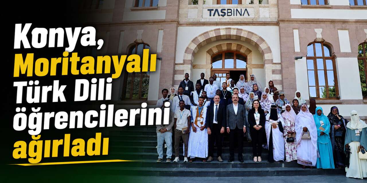 Moritanya’dan Konya’ya Türkçe köprüsü! Başkan Altay öğrencileri ağırladı