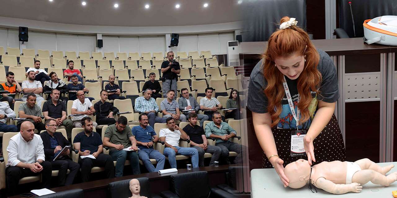 Karatay Belediyesi personeline hayat kurtaran eğitim