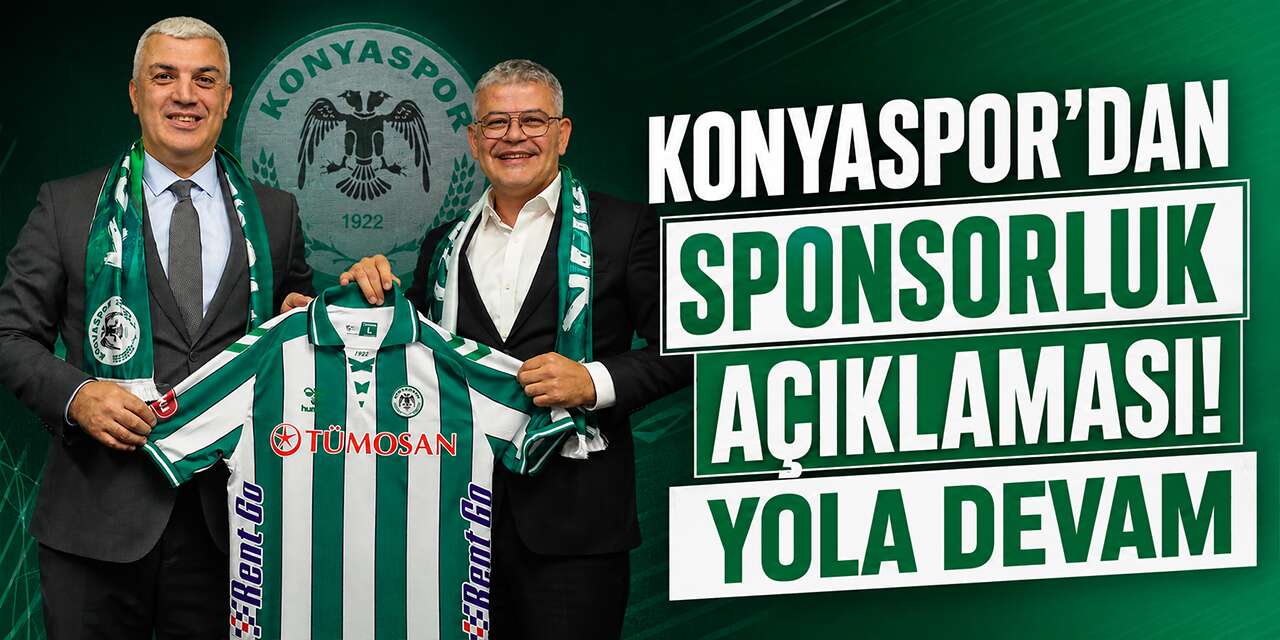 Konyaspor’dan sponsorluk açıklaması! Yola devam