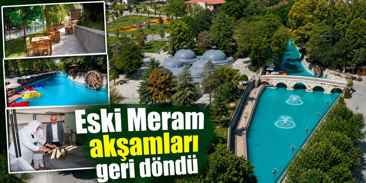 Meram'ın nostalji durağı yeniden Konyalılarla! Bir bardak çay, binlerce hatıra...