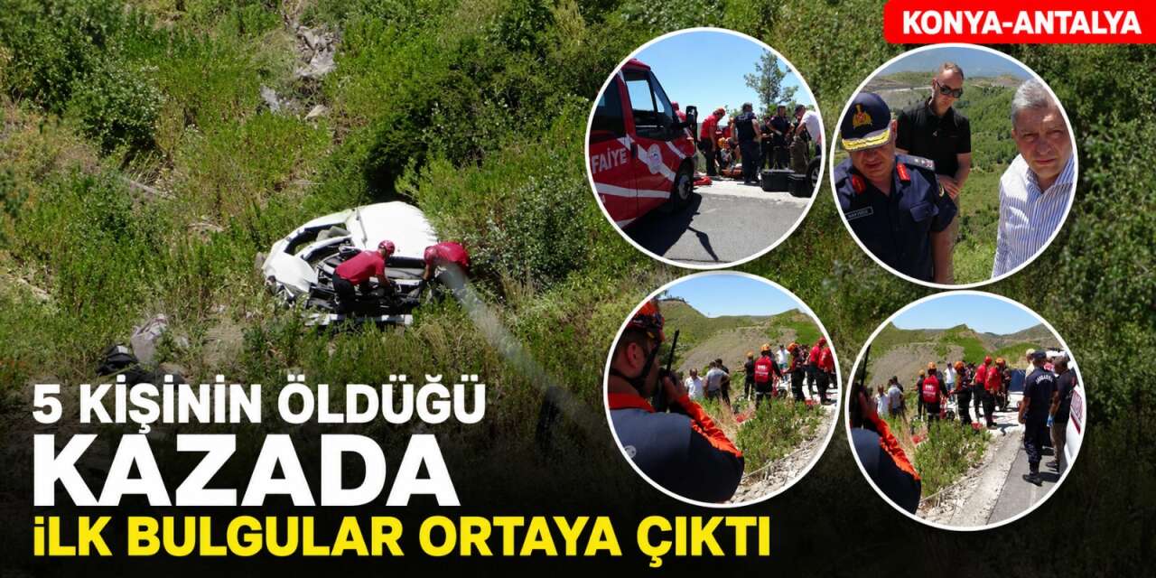 Konya yolunda 5 cana mal olan kaza nasıl oldu? Vali ilk bulguları açıkladı