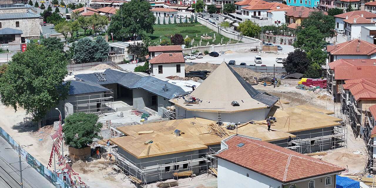 Konya'nın tarihi dokusuna yeni eser! Yüzde 45'i tamamlandı