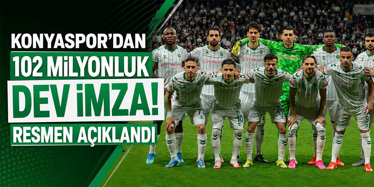 Konyaspor’dan 102 milyonluk dev imza! Resmen açıklandı
