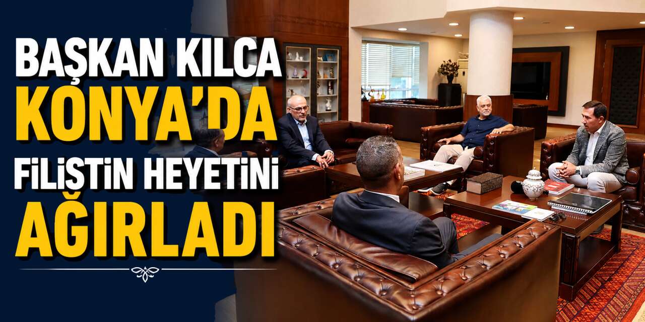 Karatay'dan Filistin’e kardeş belediye için ilk adım atıldı