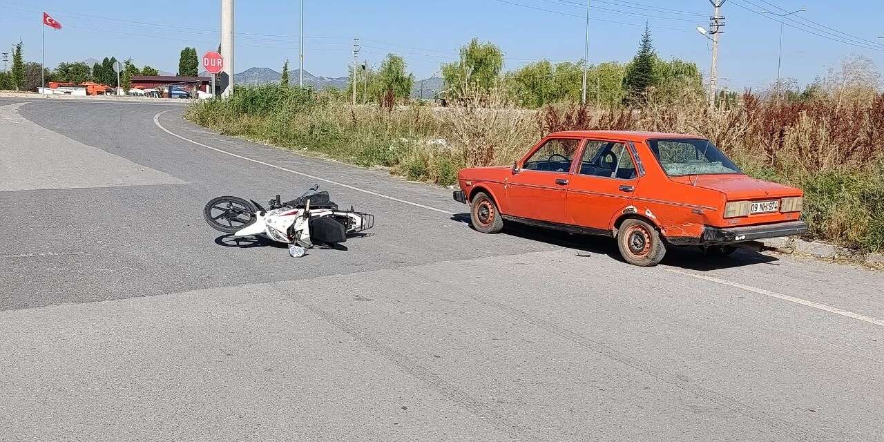 Konya'da otomobille çarpışan motosiklet başka araca çarptı! Sürücü ağır yaralı