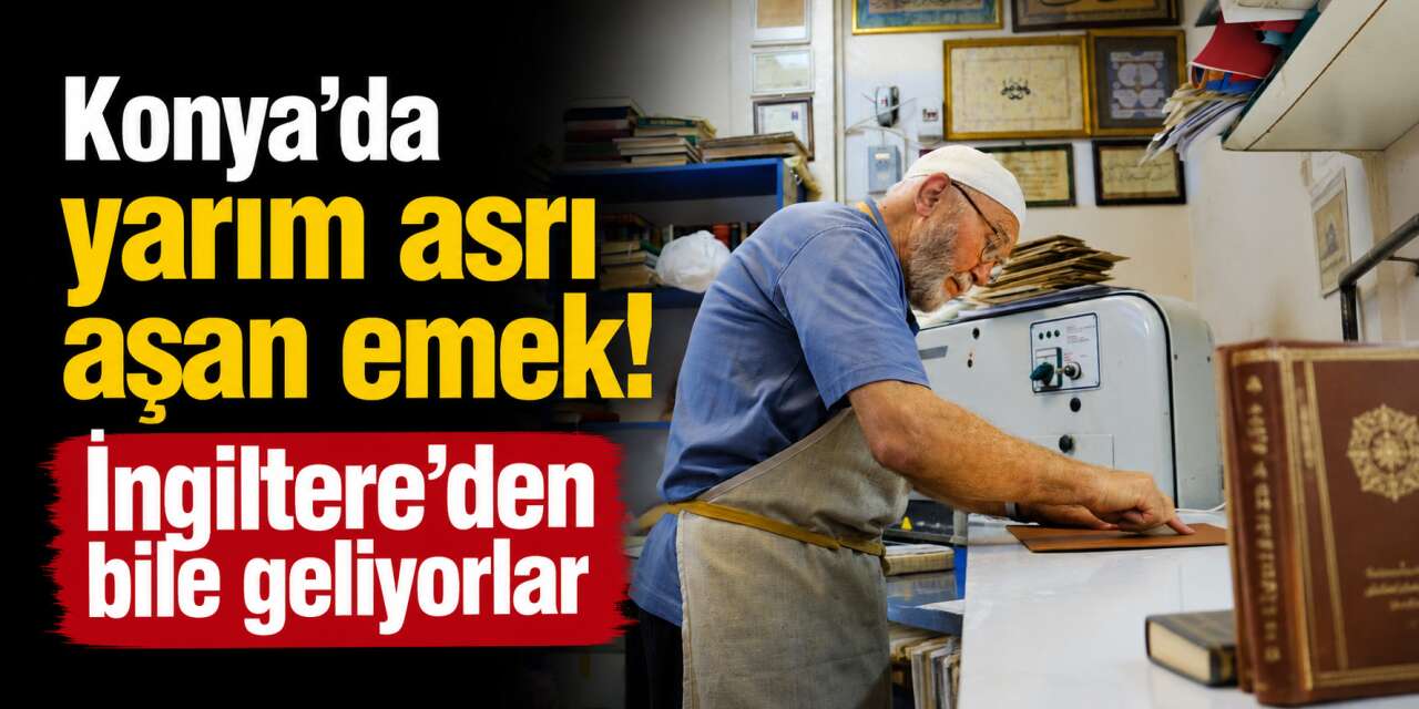 Konya'nın sabır dükkanı! Babası aşıladı, 57 yıldır bu masada