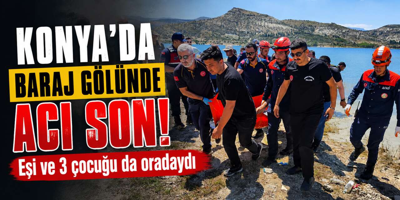 Konya’da barajda balık avı Barış Aslan’ı ölüme götürdü
