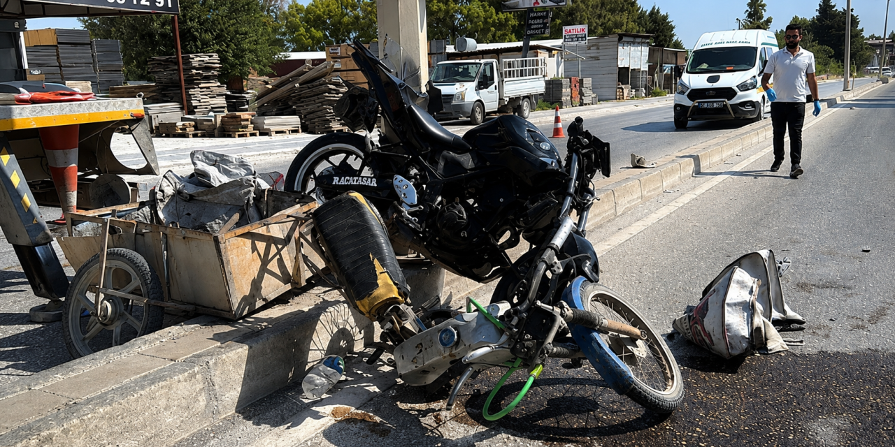 İki motosikletin çarpıştığı kazada acı son! 72 yaşındaki sürücü yaşamını yitirdi