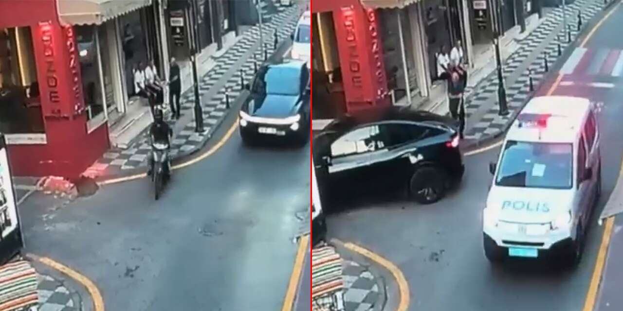 Polisten kaçan motosiklet sürücüsü vali yardımcısına çarptı