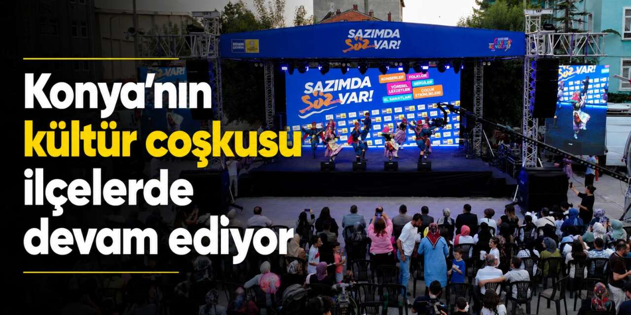 Konya Kültür Günleri'nde renkli görüntüler! Başkan Altay vatandaşlarla buluştu