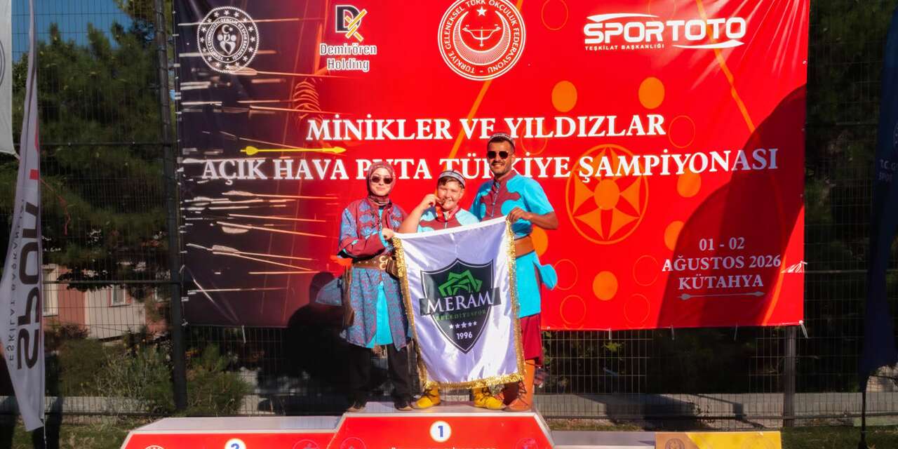 Meram Belediyesporlu genç okçular, Konya’ya çifte gurur yaşattı