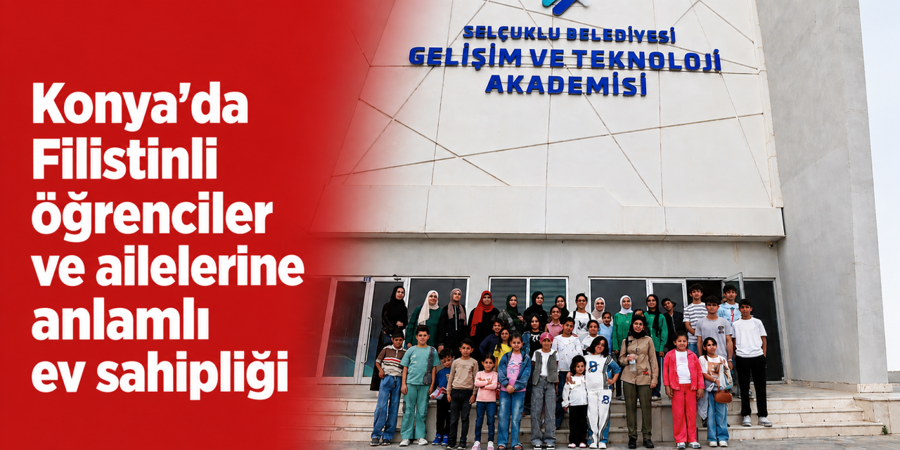 Filistinli öğrenciler Konya’da etkinlik dolu bir gün geçirdi