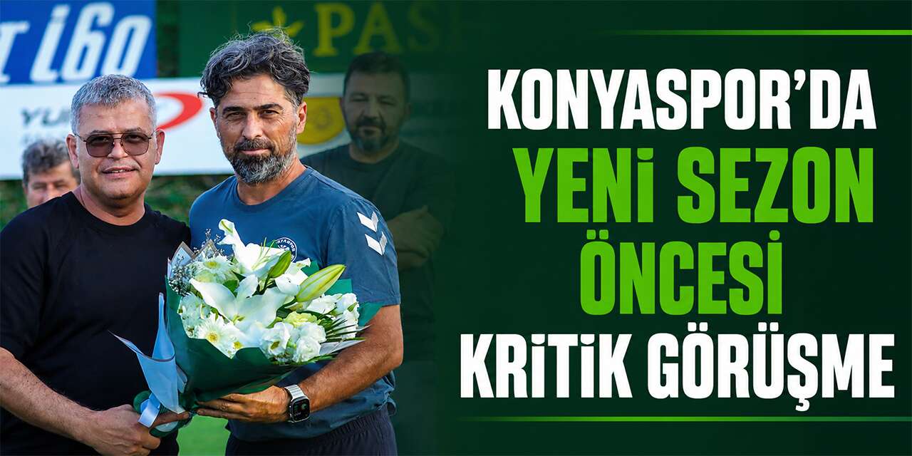Konyaspor yönetimi, İlhan Palut ile bir araya geldi