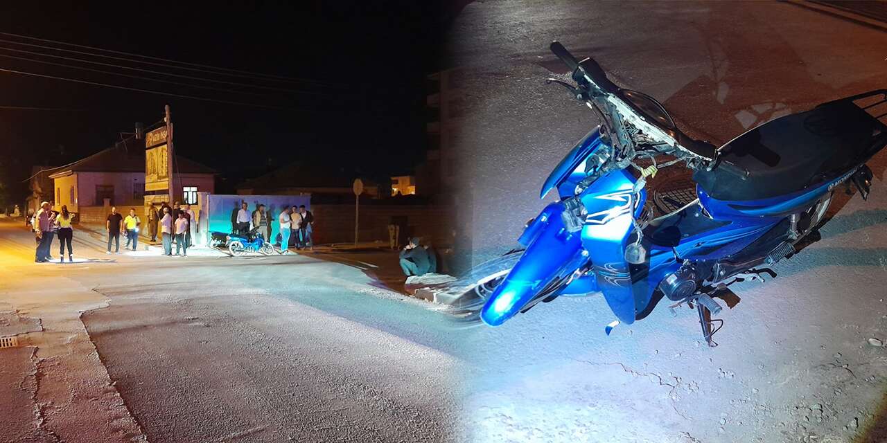Konya'da otomobil ile motosiklet çarpıştı! 2 ağır yaralı var