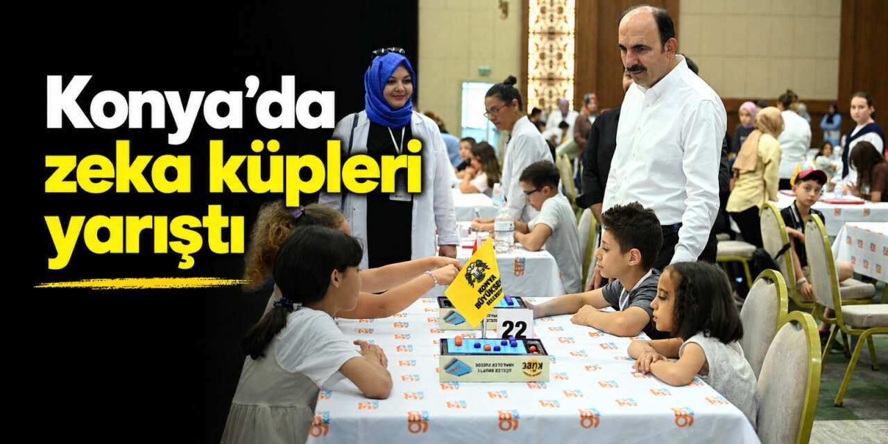 Genç KOMEK Akıl ve Zekâ Oyunları Yarışması'nda final heyecanı! Konya’da 372 çocuk kıyasıya yarıştı