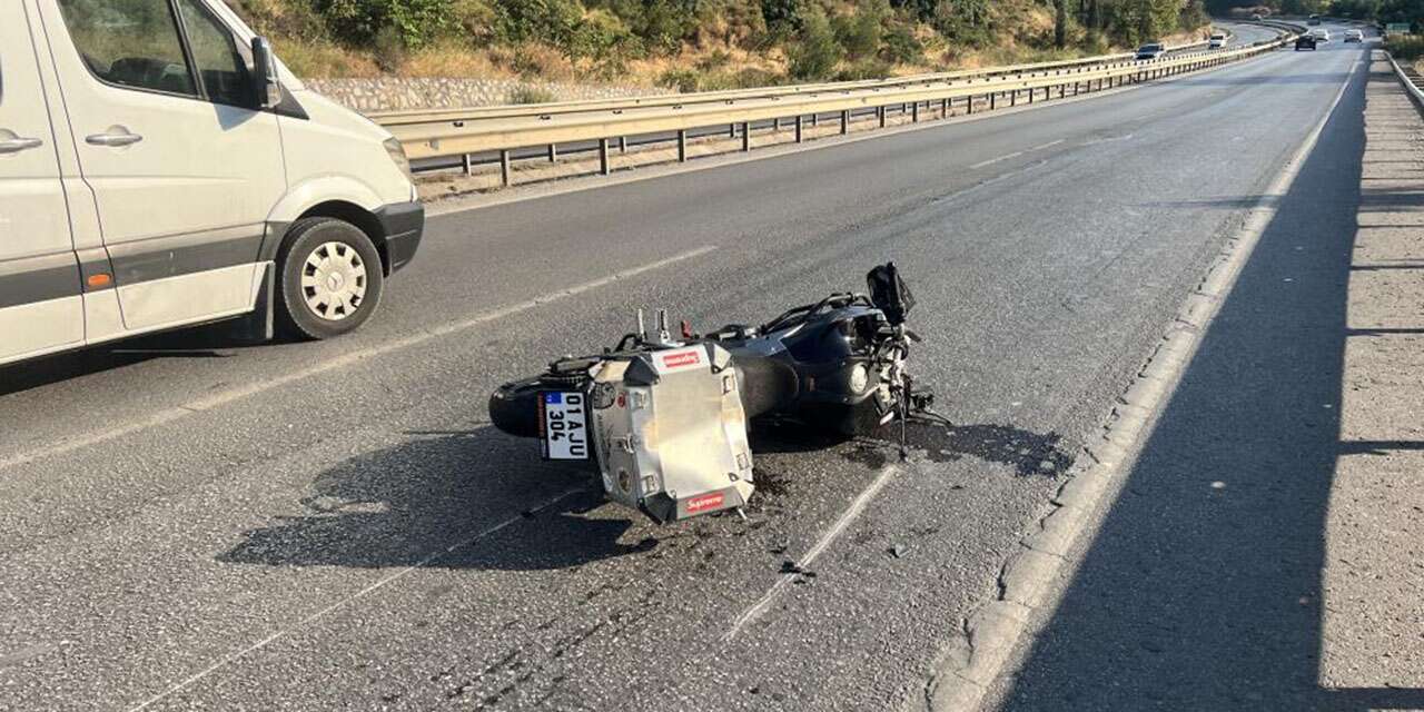 Motosiklet bariyerlere çarptı! 61 yaşındaki sürücü hayatını kaybetti