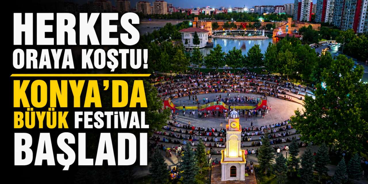 Konya Bisiklet Festivali başladı! İlk günden binlerce kişi akın etti