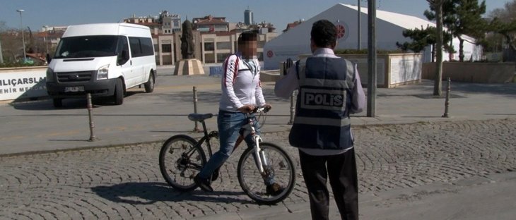 Konya'da yasağı ihlal eden genç kendini böyle savundu