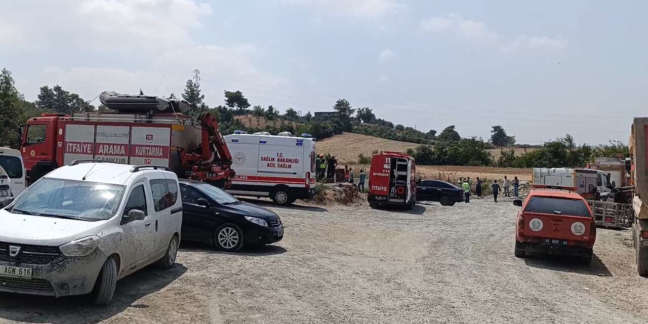 İşçiler göçük altında kaldı! 1 ölü, 1 yaralı var
