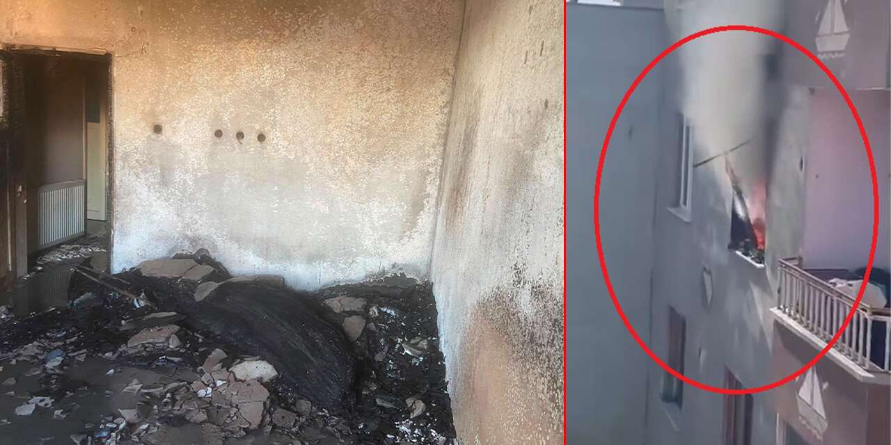 Aynı ev 9 saat arayla iki kez yandı