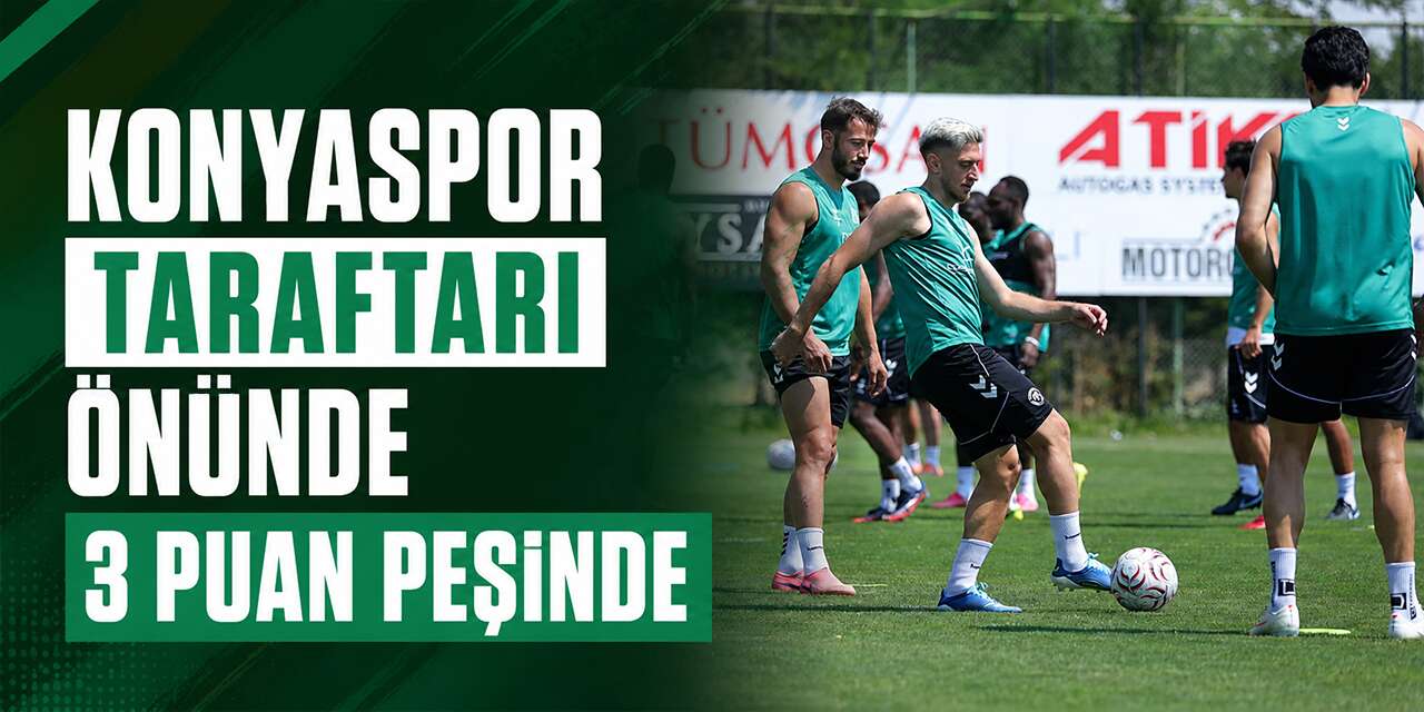Konyaspor’da Rizespor mesaisi sürüyor! Hedef 3 puan