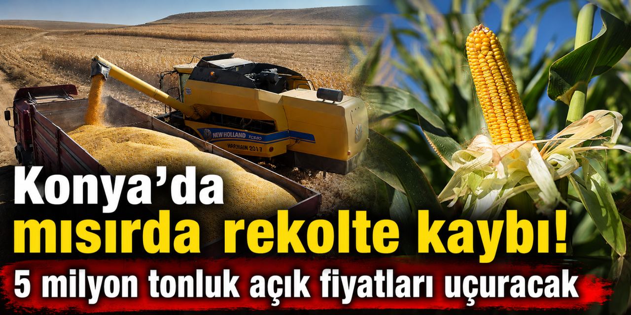 Mısırda zam kapıda! Konya'da yüzde 30’luk kayıp fiyat artışını tetikleyecek