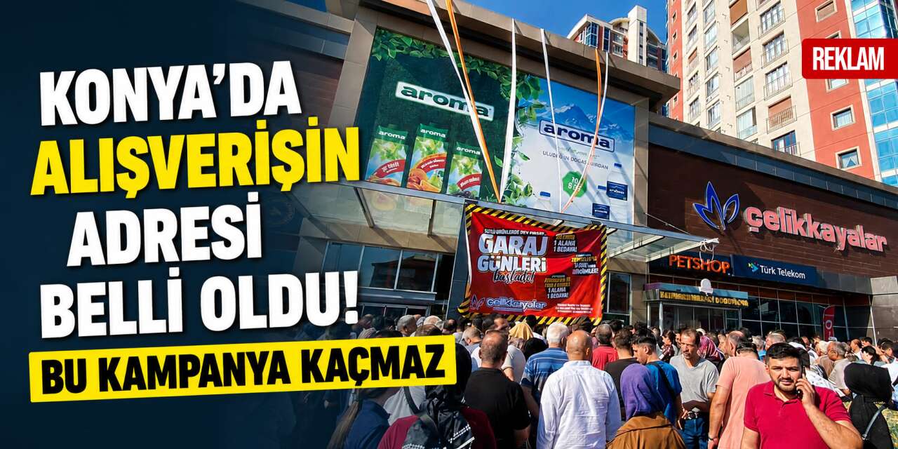 Konya’da alışveriş çılgınlığı başlıyor! 999 TL’ye televizyon, 1 TL’lik ürünler var