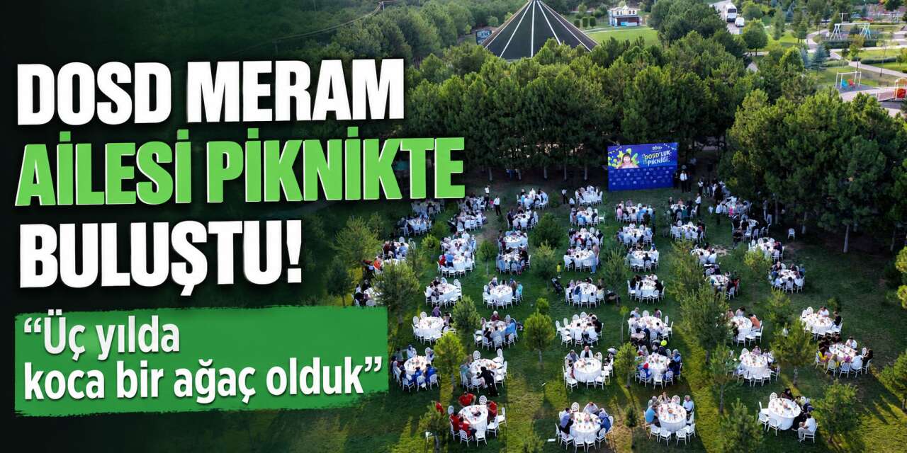Konya’da özel çocukların mutluluğu pikniğe yansıdı! DOSD Meram ailesi buluştu