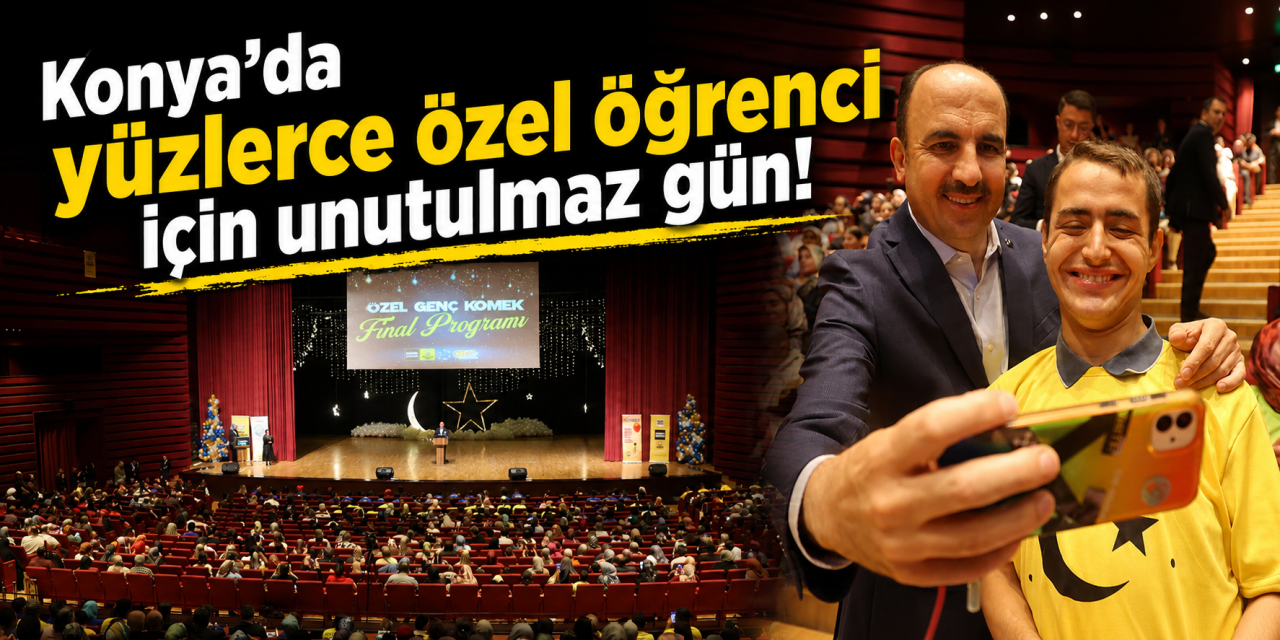 Konya’da 512 özel öğrencinin büyük heyecanı! Başkan Altay da katıldı