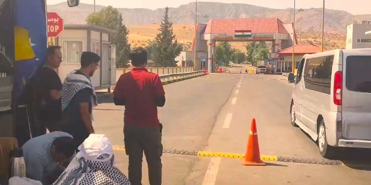 Konya’dan geçen Filistin Konvoyu’na Irak sınırında engel