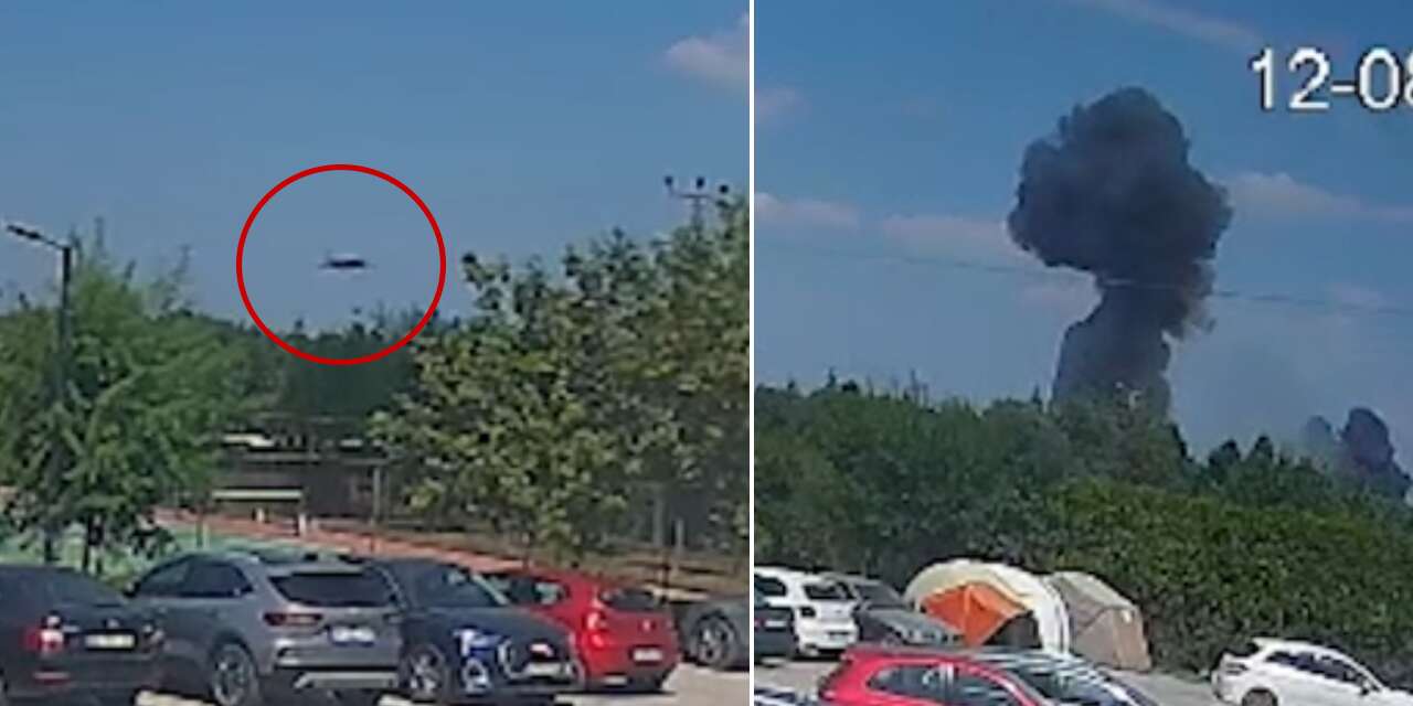 Yalova’da F-16 kazası! Düşme anı saniye saniye kamerada