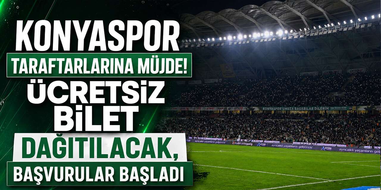 Konyaspor’un ilk iç saha maçı için ücretsiz bilet dağıtılacak